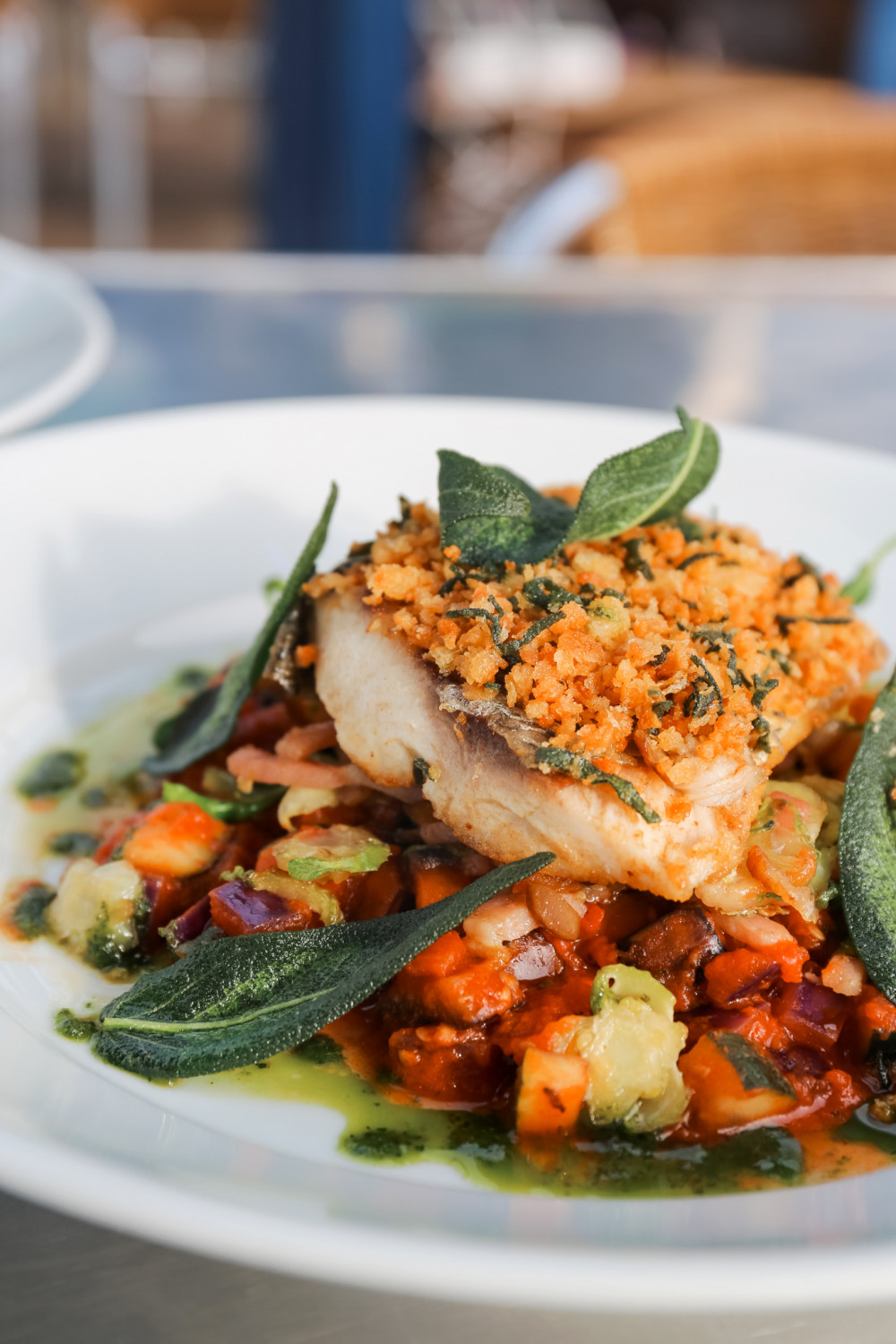 Enjoy locally sourced seafood at The Hive Beach Café