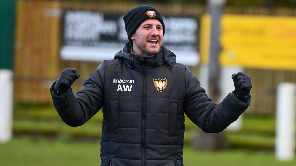 Manager Andrew Westgarth (Image : Falmouth Town) 