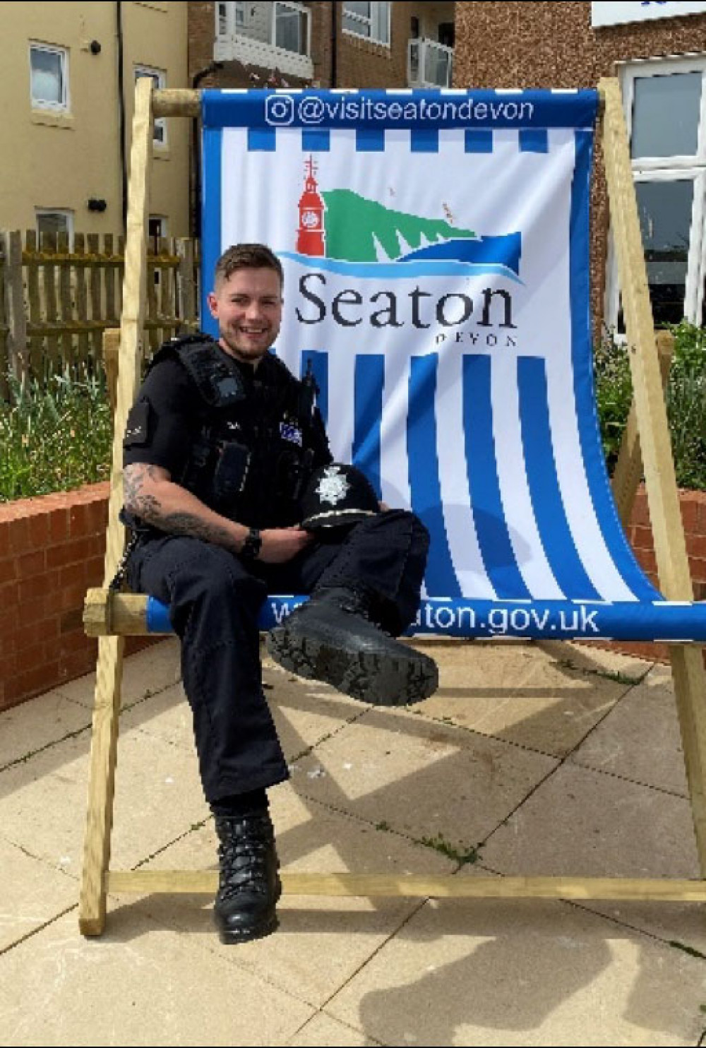 PC Sam Parfett joined Seaton Neighbourhood Policing Team in March