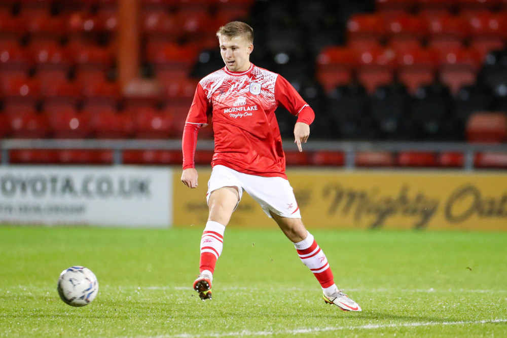 Regan Griffiths was praised by Crewe boss Lee Bell after the win over Tranmere (Picture credit: Kevin Warburton).