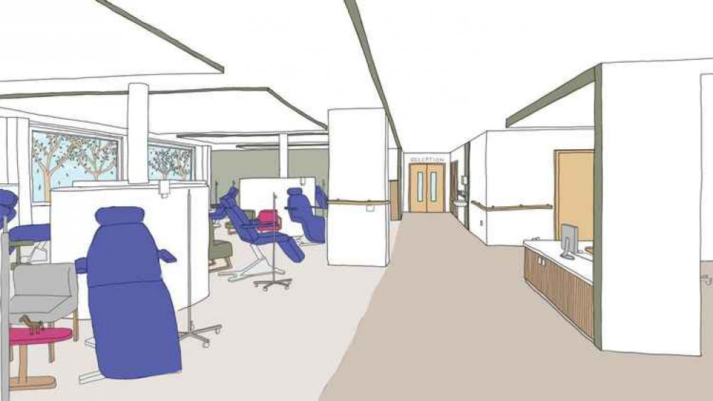 The treatment area has been designed following feedback from patients