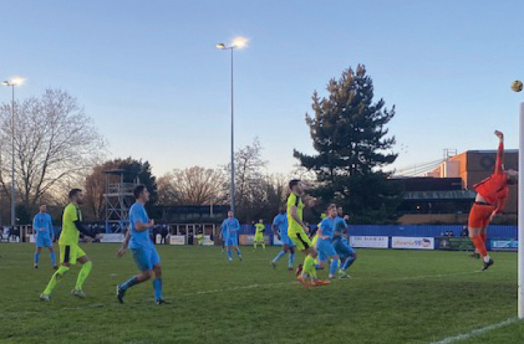 Harry Girling's fine save denied Charlie Morris a second goal and helped Brentwood to victory.