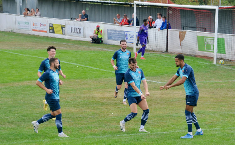 Ollie Canfer goal celebration