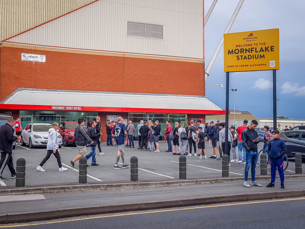 Crewe have confirmed this decision has been made due to the new earlier date and the current costing of living crisis (Peter Robsinson).