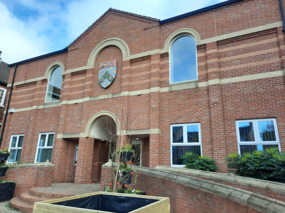 The old Council offices were in the centre of town near to the Margaret Thatcher statue.