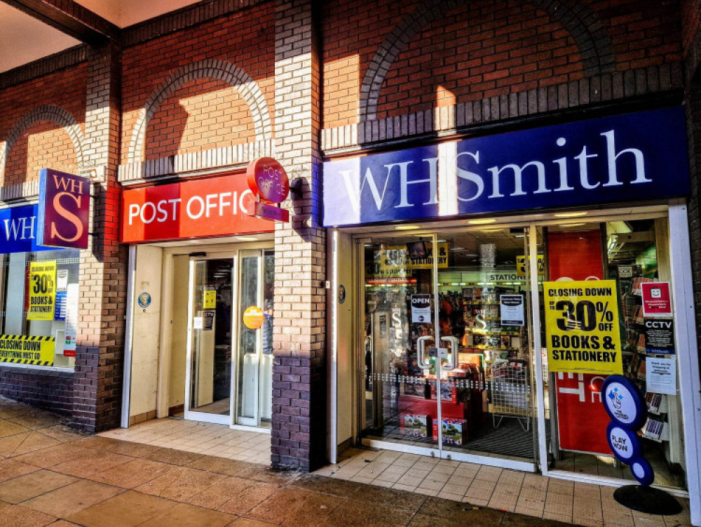 WHSmith, Victoria Shopping Centre, will now be permanently closing with the Post Office on Saturday 1 April (Ryan Parker).