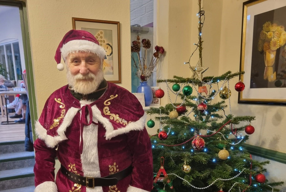 George in Santa Claus costume (Doveleigh Care) George in Santa Claus costume (Doveleigh Care)