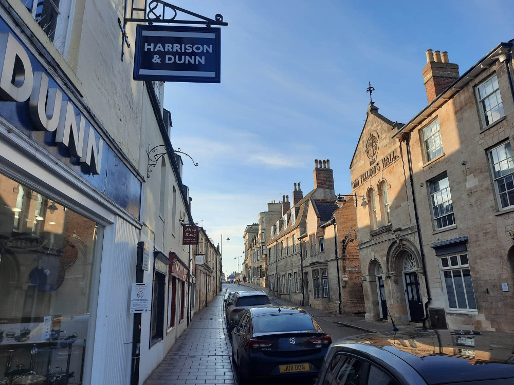 Stamford businesses and homes.