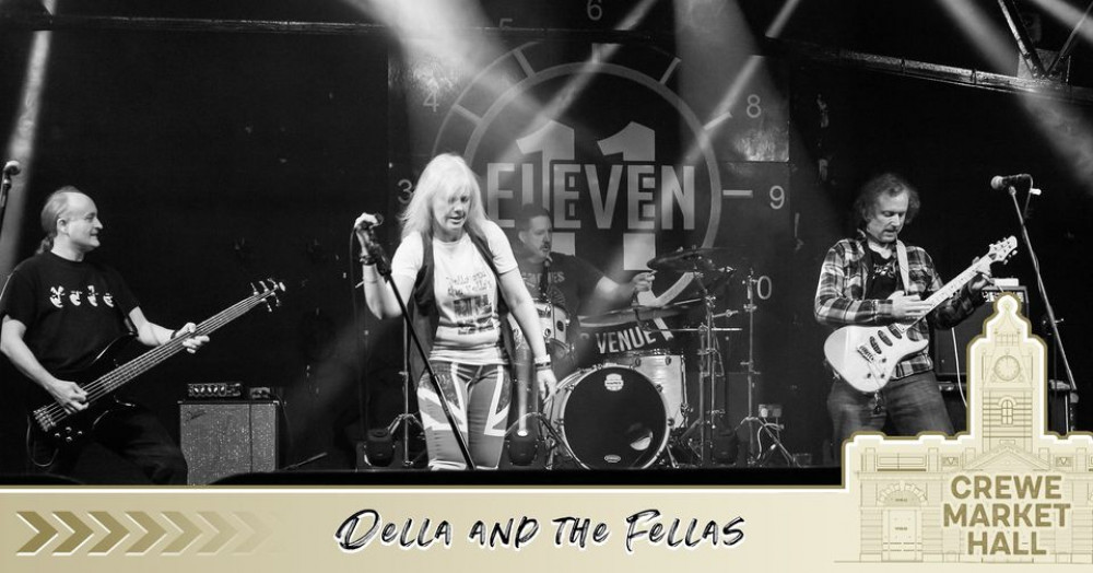 Della and the Fellas are performing live at Crewe Market Hall on Saturday (January 21).