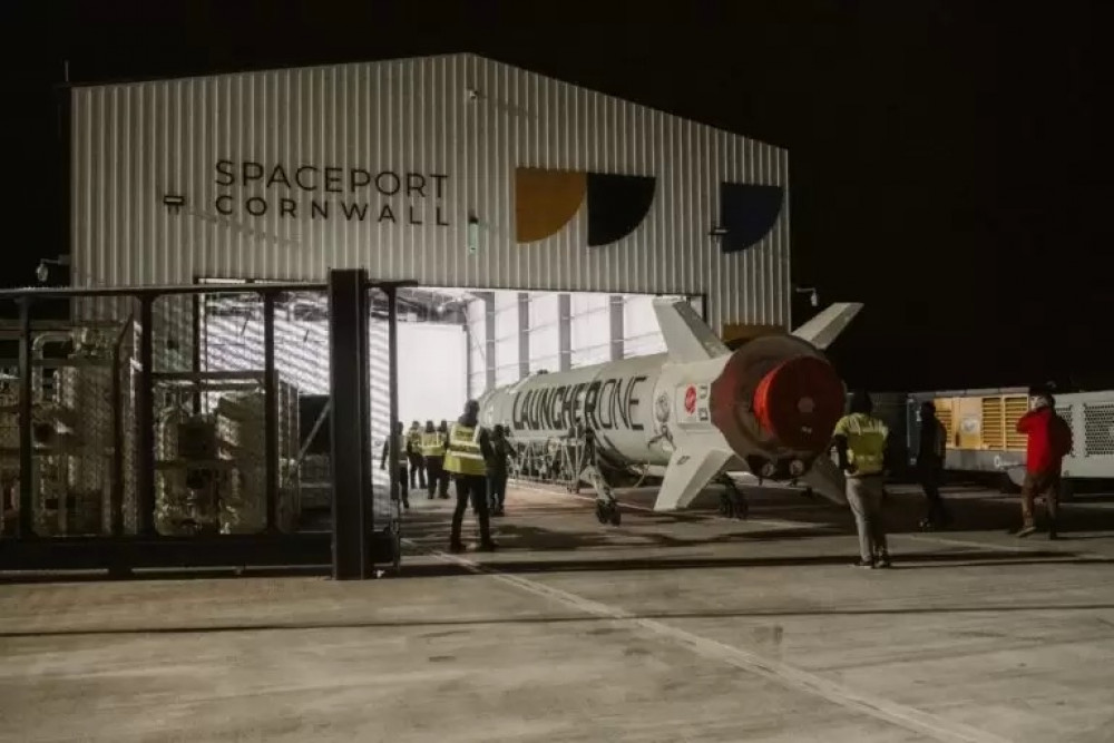 Virgin Orbit’s LauncherOne arrives at Spaceport Cornwall (Image: Spaceport Cornwall)