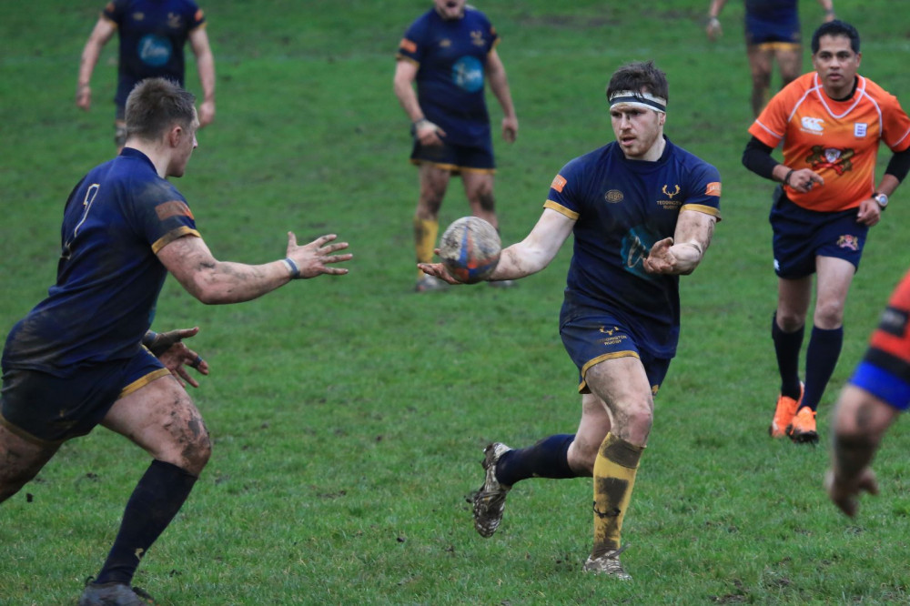 Teddington RFC did what they had to do to keep up their unbeaten season against Old Whitgiftians. Photo: Simon Ridler.