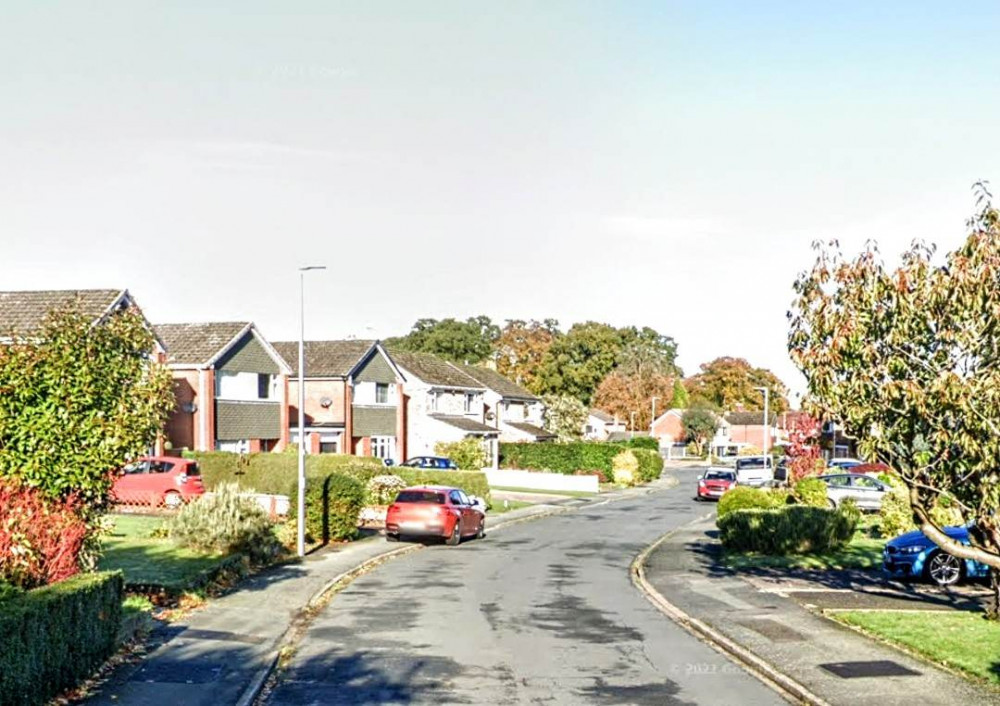 The incident on Murrayfield Drive, Willaston, happened at 7:18pm on Saturday 7 January (Google).