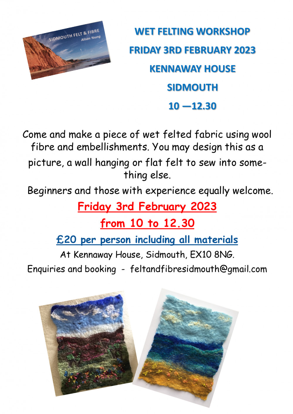 Wet Felting Workshop