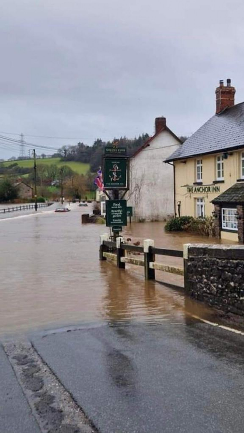 The scene in Exebridge and Jury Hill, Dulverton. The scene in Exebridge and Jury Hill, Dulverton.