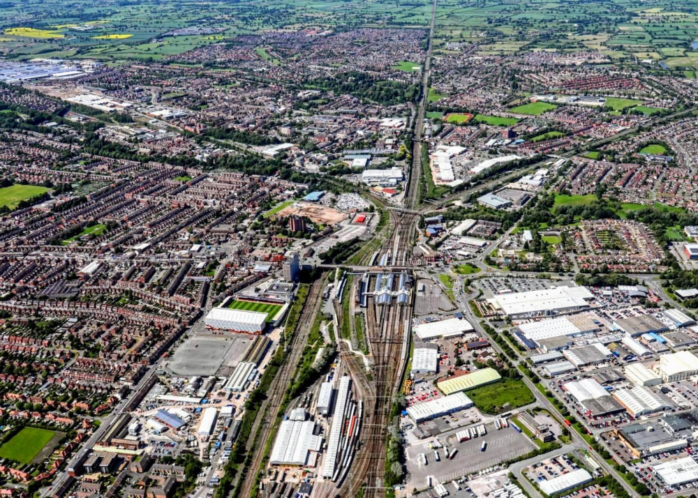 Cheshire East Council is aiming to make some urban areas of Crewe more attractive (Whitegates Crewe).