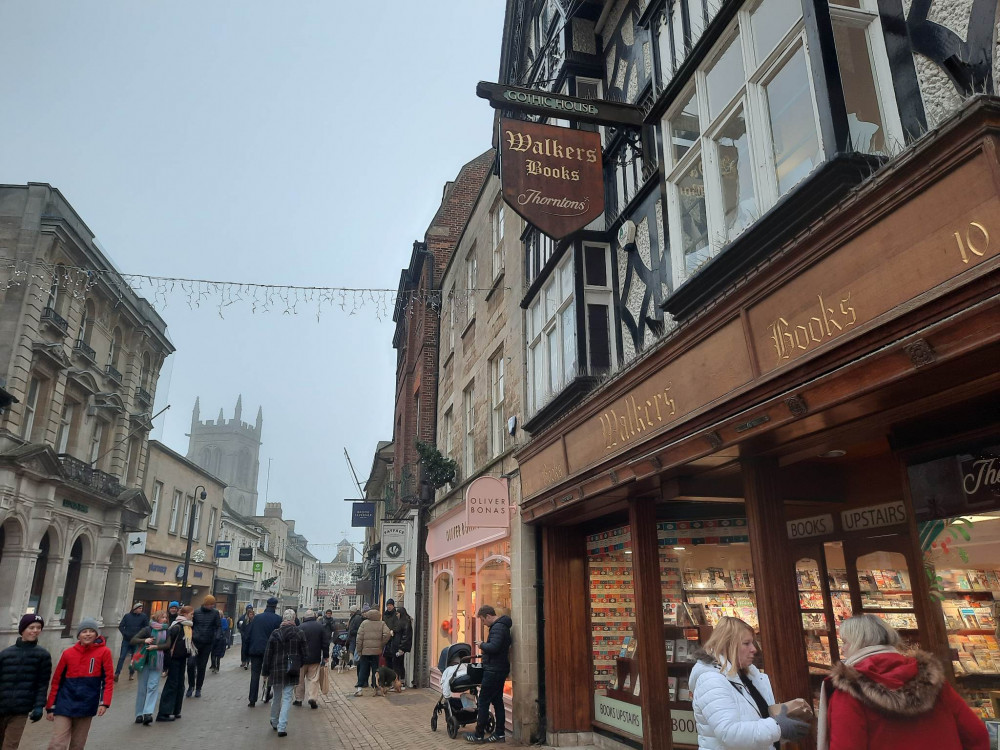 Walkers Bookshop on Stamford High Street.