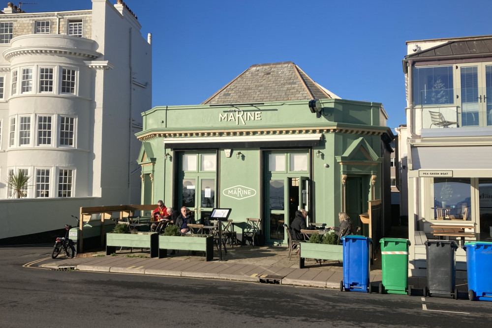 The Marine on Sidmouth Esplanade (Nub News/ Will Goddard)