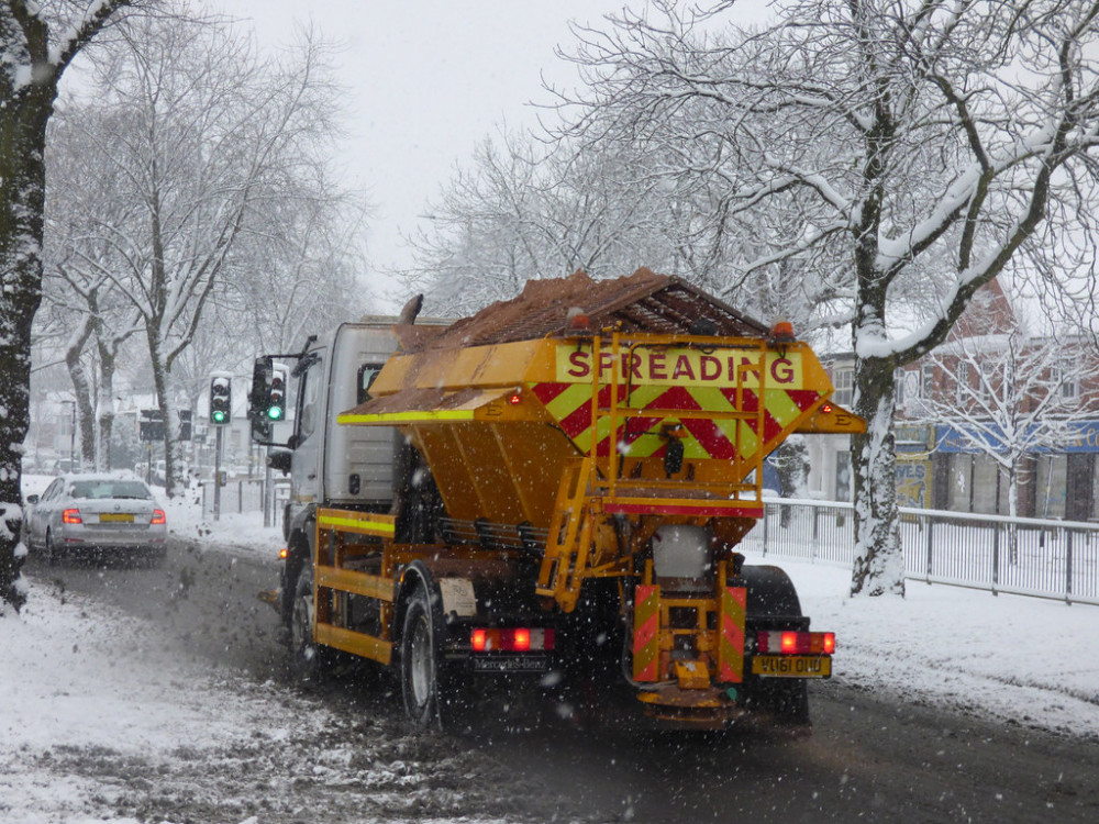 Hounslow Council confirm overnight gritting amidst Met Office yellow weather warning. Photo: Elliott Brown. Hounslow Council confirm overnight gritting amidst Met Office yellow weather warning. Photo: Elliott Brown.