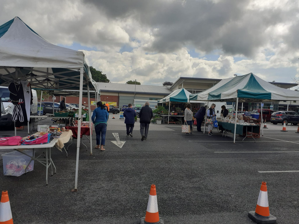 Alsager's weekly market on part of Fairview car park is set to change.