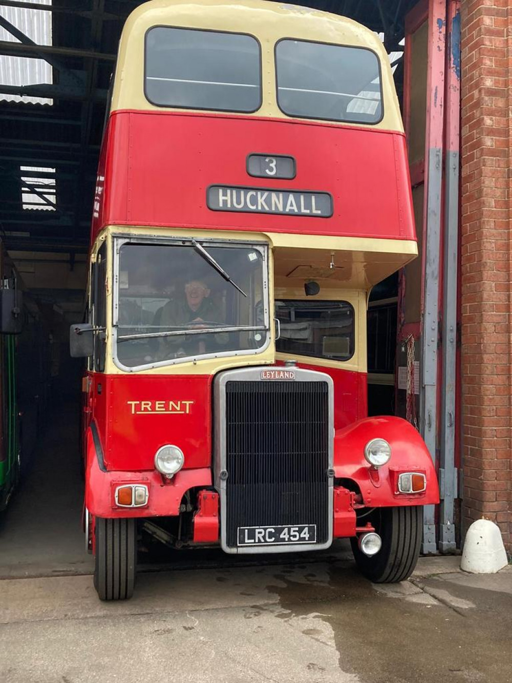 Take a look at what's happening in Hucknall today. Photo Credit: Nottingham Heritage Vehicles Charity.