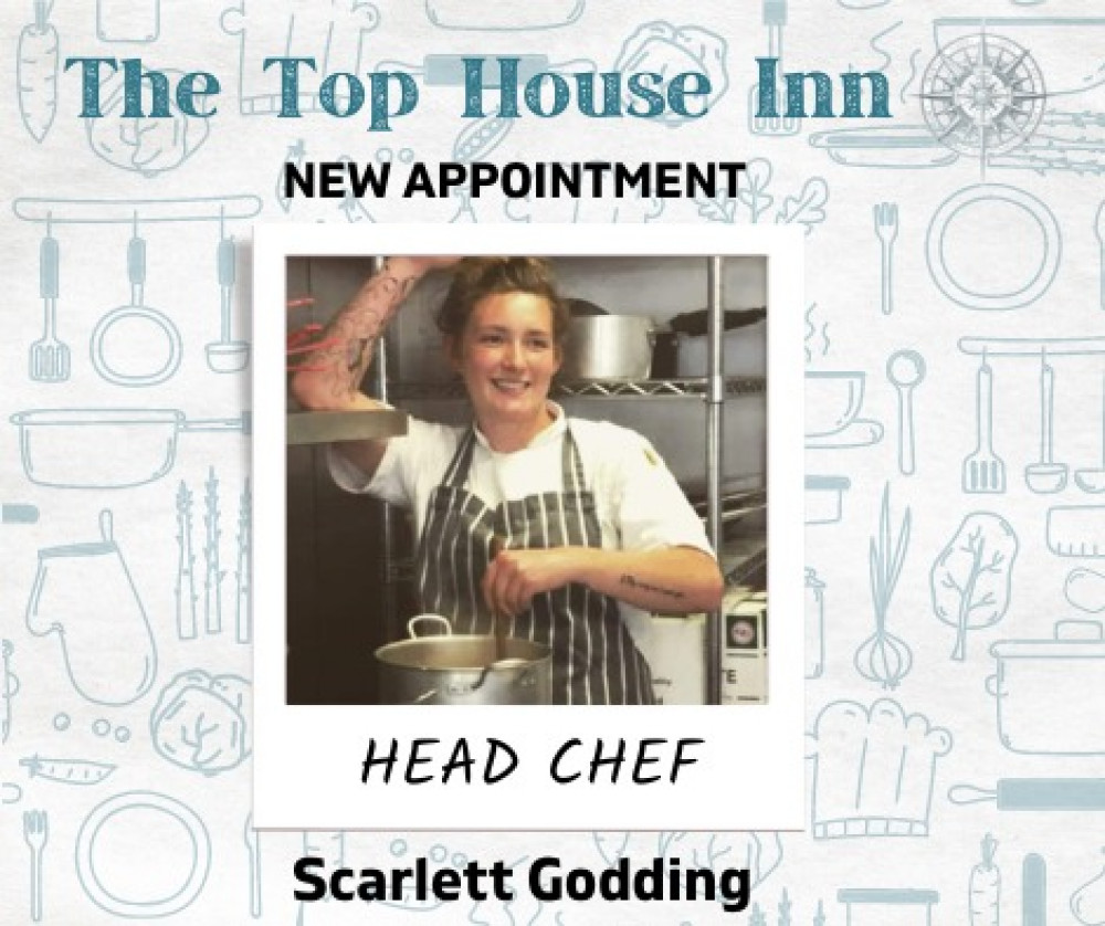 New head chef Scarlett Godding 