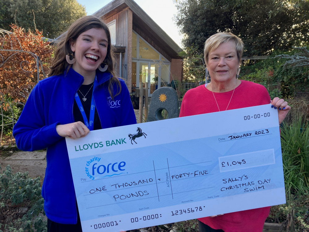 FORCE fundraising officer Chloe Richardson with Sally Shannon, right (FORCE Cancer Charity) FORCE fundraising officer Chloe Richardson with Sally Shannon, right (FORCE Cancer Charity)