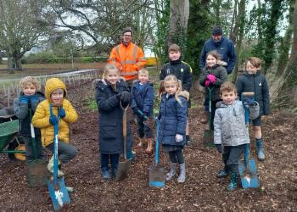 Felixstowe pupils planting