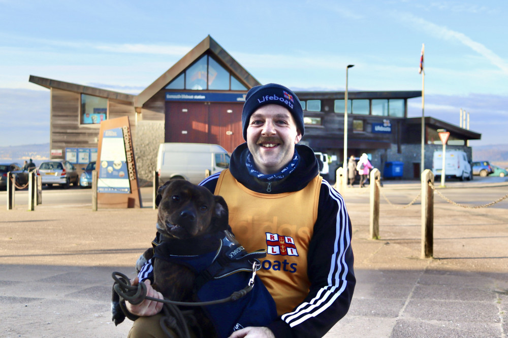 Tim Jones with dog Monty (Nub News/ Will Goddard)