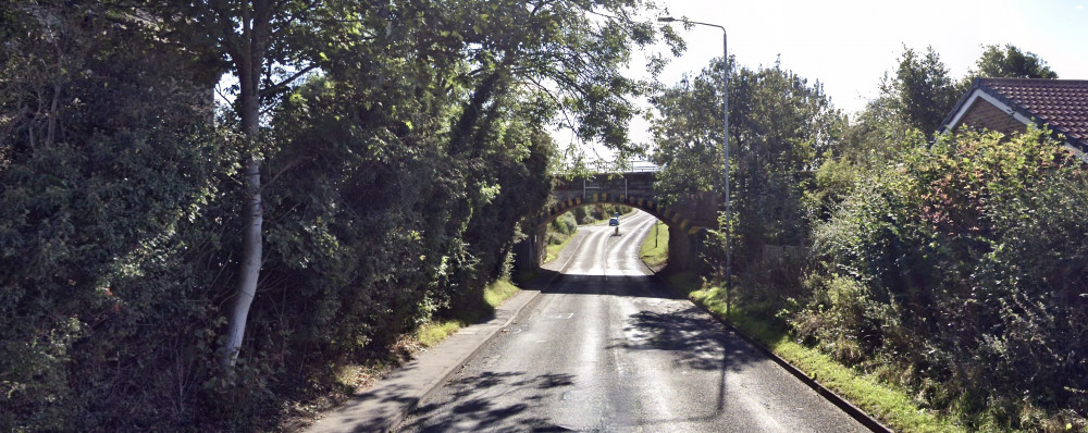 Leicester Road Railway bridge will be the focus of the work. Photo: Instantstreetview.com