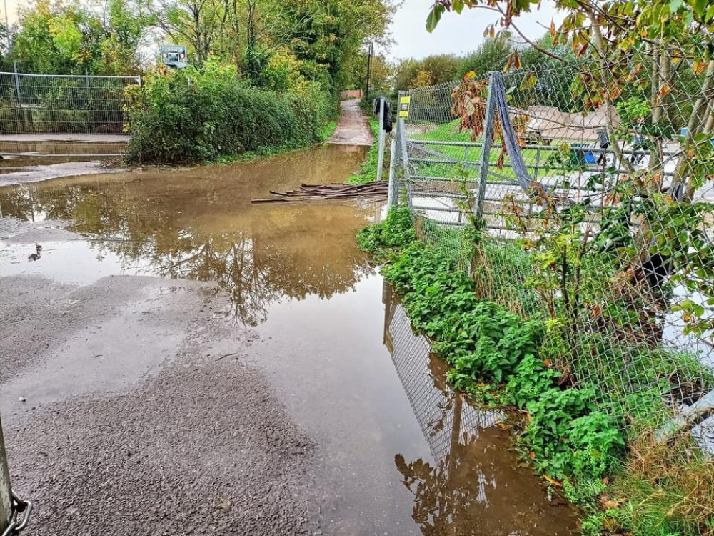 Flooding had become a regular issue in the Willhay Lane area