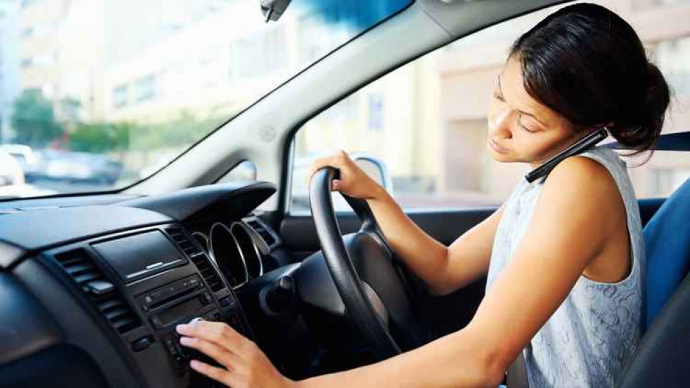 Drivers who use their mobile phone behind the wheel are four times more likely to be involved in a fatal collision Drivers who use their mobile phone behind the wheel are four times more likely to be involved in a fatal collision