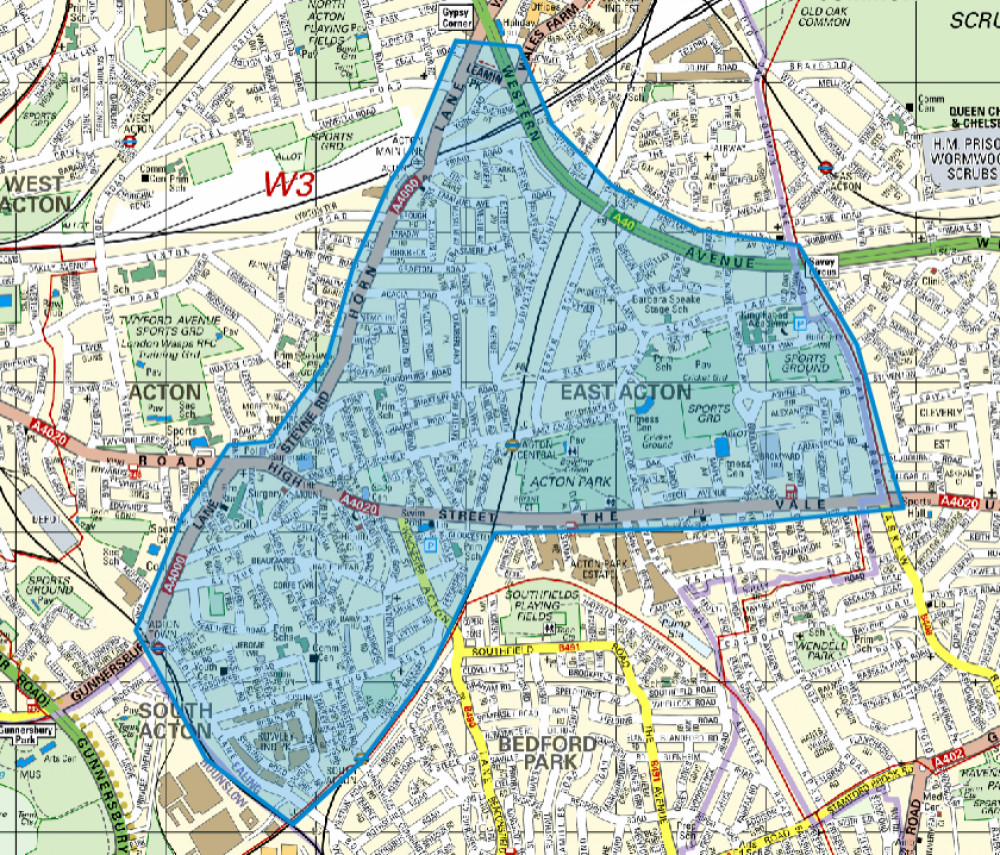 A dispersal zone has been authorised in East Acton. Photo: Ealing Police.