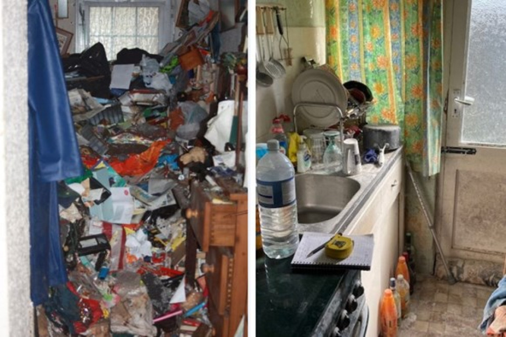 Specialist support was offered to help make one Seaton resident's home safe and clean