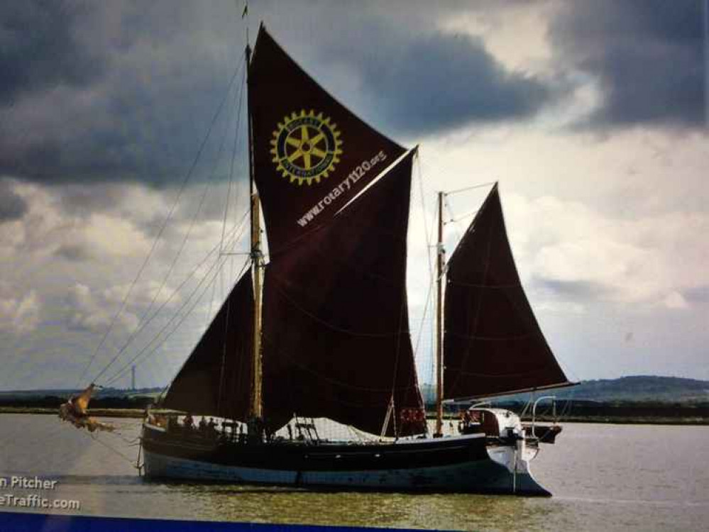 The Cambria sailing barge