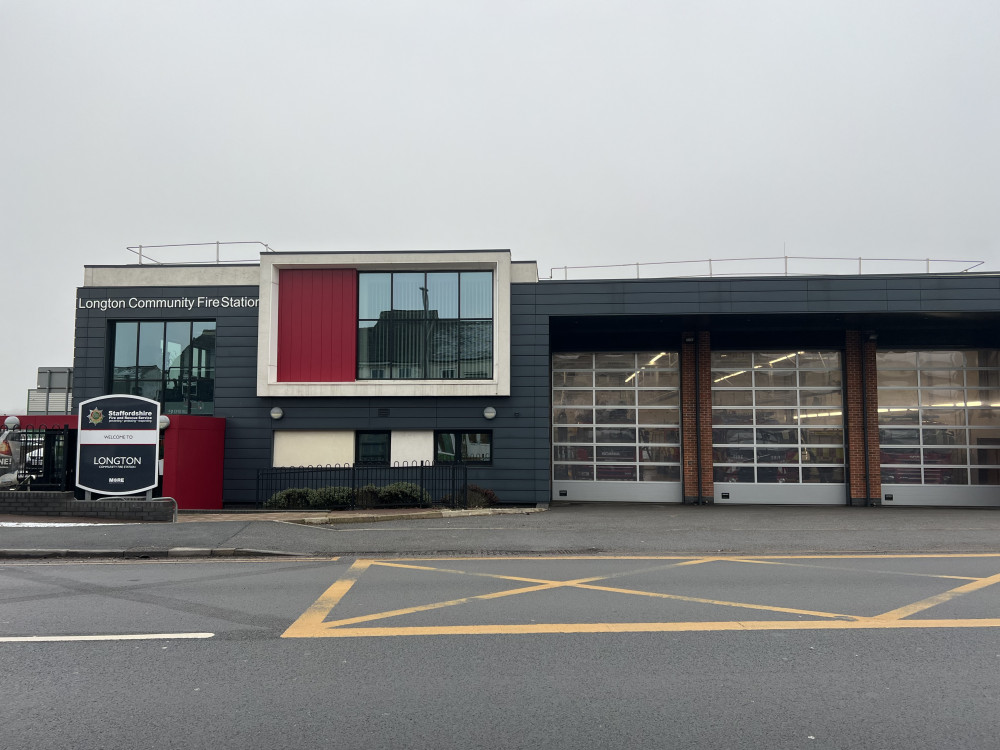 Longton Community Fire Station, Uttoxeter Rd, Longton (Sarah Garner).