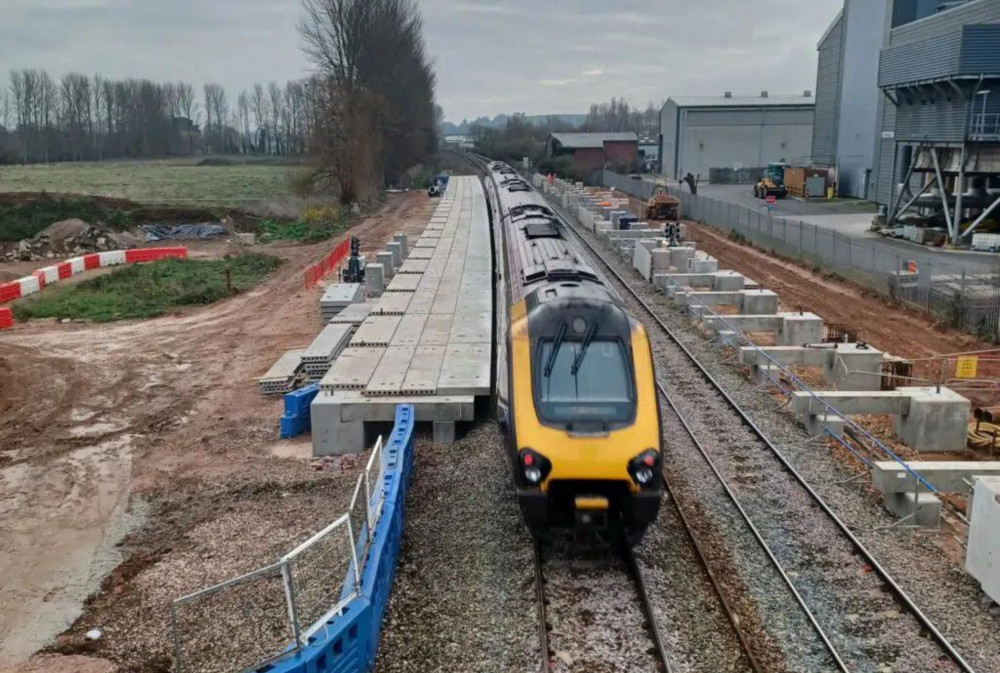 The forthcoming Marsh Barton railway station (DCC)