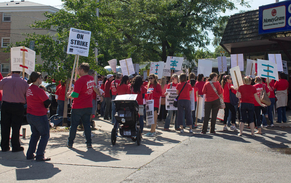 Teacher strikes will start impacting Hounslow from next week. Photo: Brad Perkins.