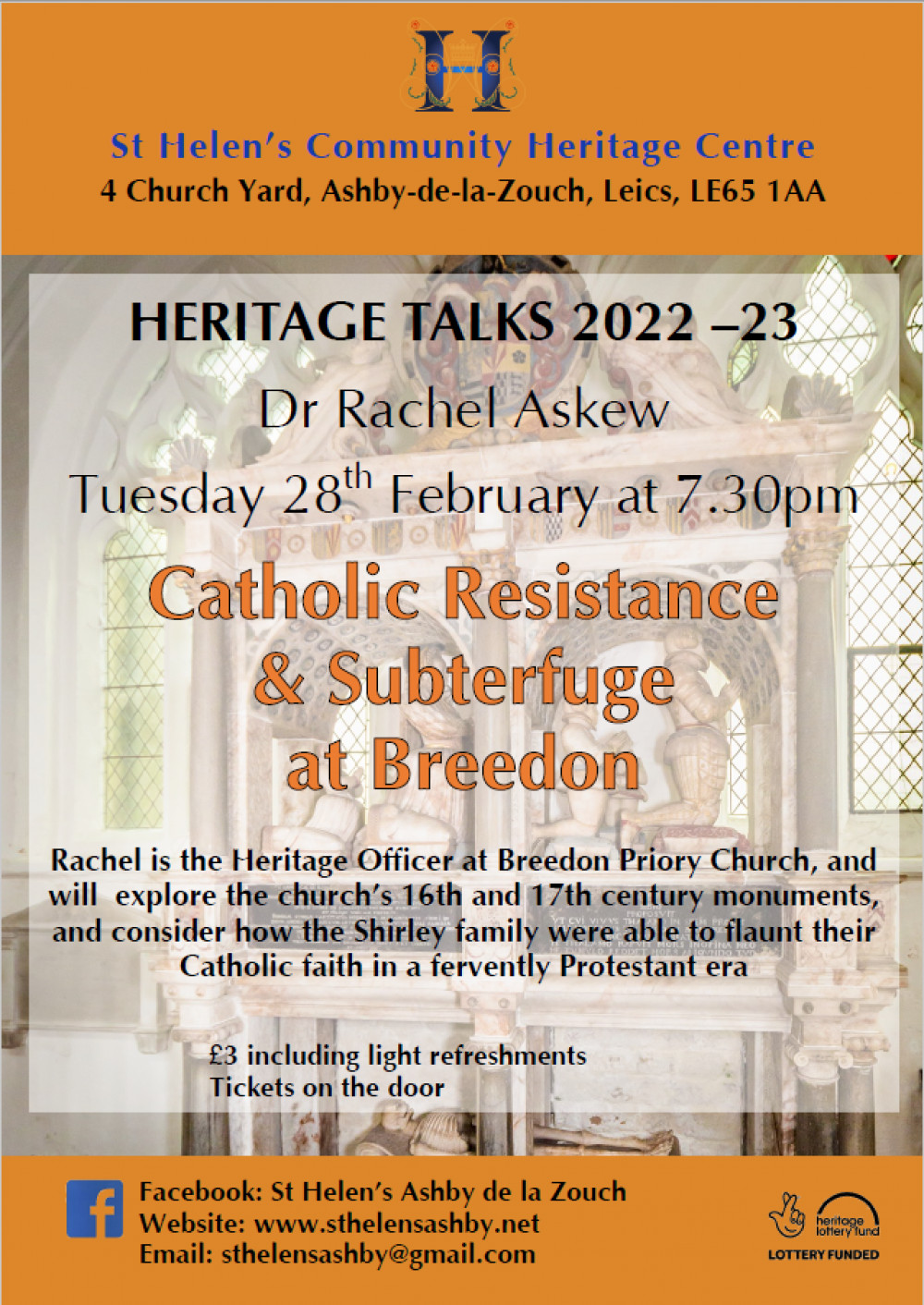 St Helen's Community Heritage Centre, Ashby de la Zouch St Helen's Community Heritage Centre, Ashby de la Zouch