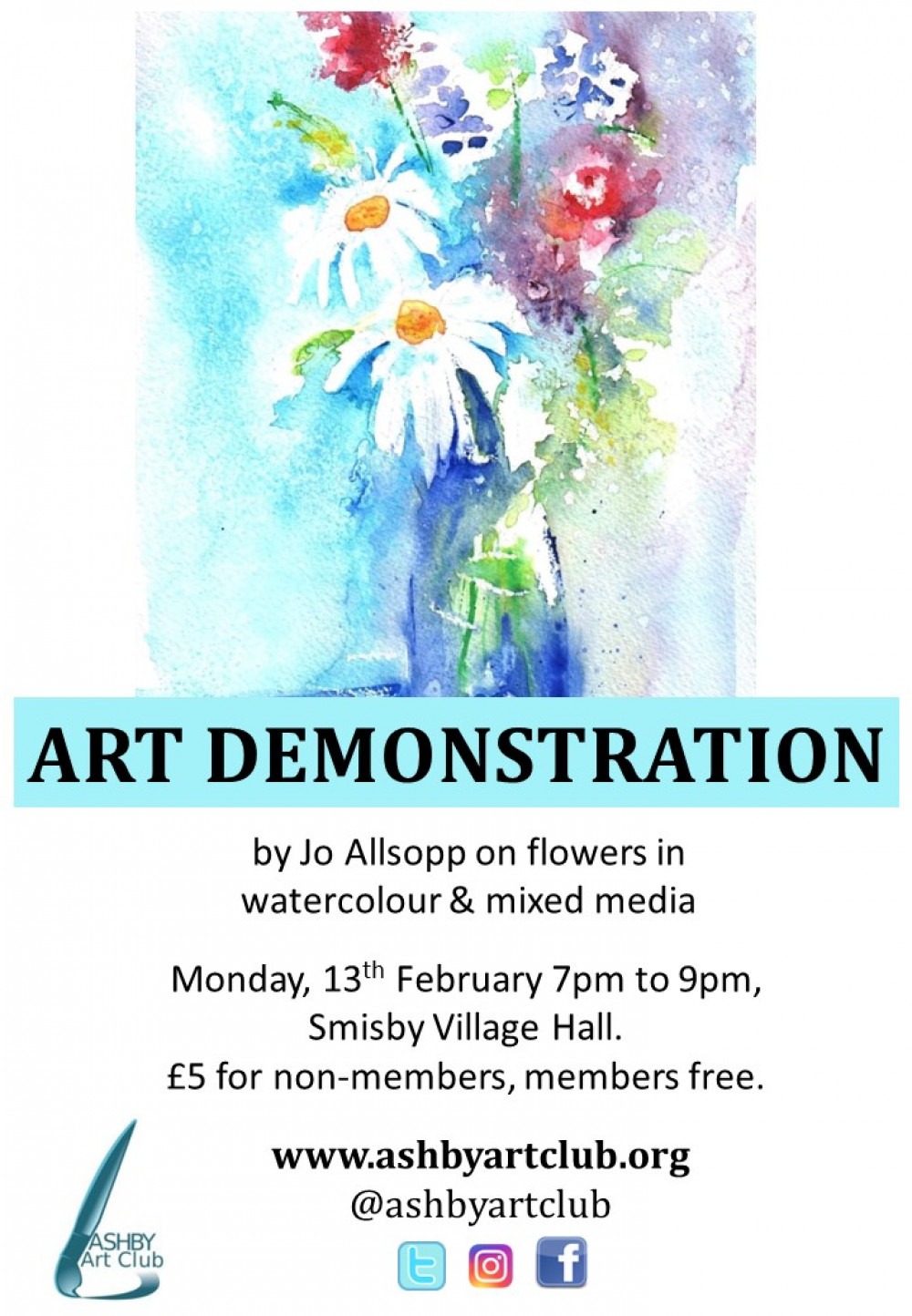Ashby Art Club, Smisby Village Hall, Ashby de la Zouch Ashby Art Club, Smisby Village Hall, Ashby de la Zouch