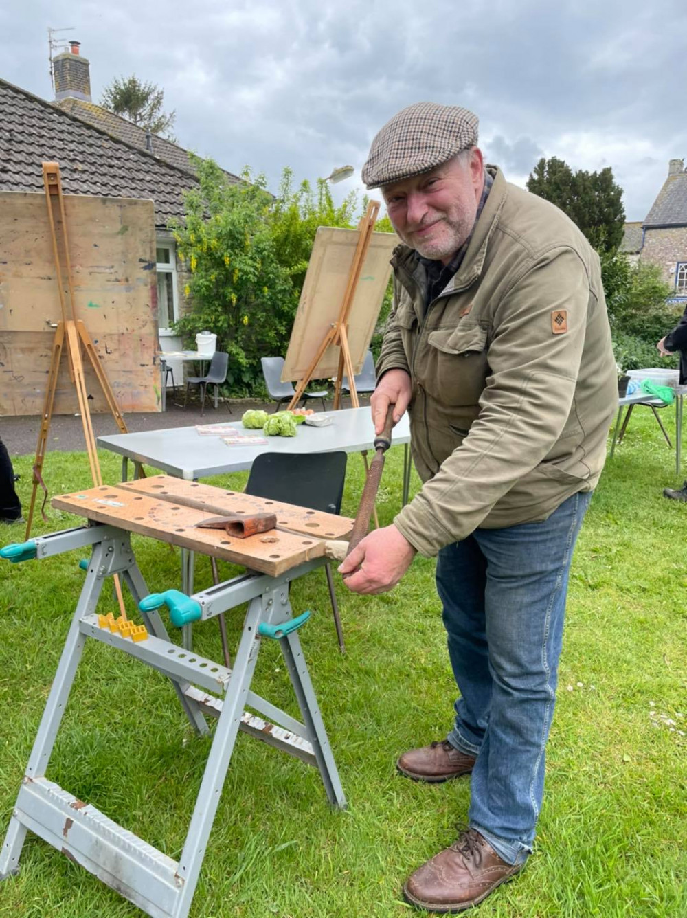 Axminster Repair Cafe founder Dan Powell