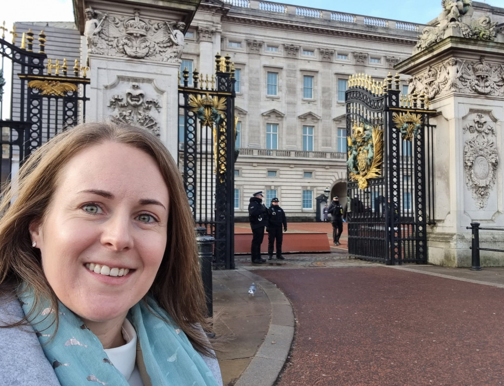 Luena Thomas at Buckingham Palace