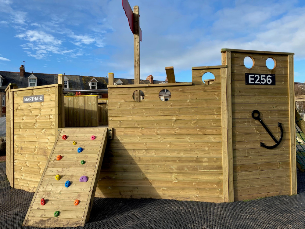 The new-and-improved play park at The Ham is now open (Sidmouth Town Council)