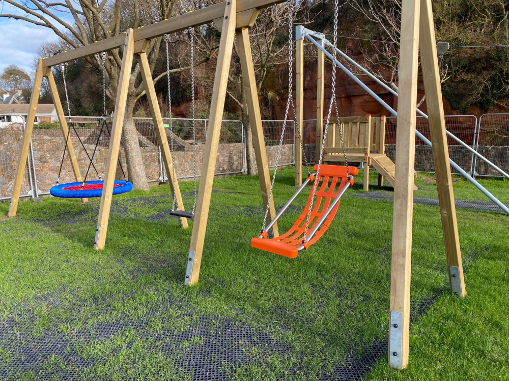 The new-and-improved play park at The Ham is now open (Sidmouth Town Council)