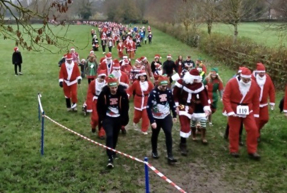 The Ashby Santa Fun Run & Walk raised more than £11,000