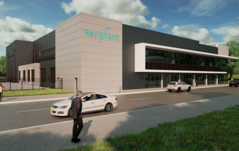 CGI impression of new Recipharm expansion