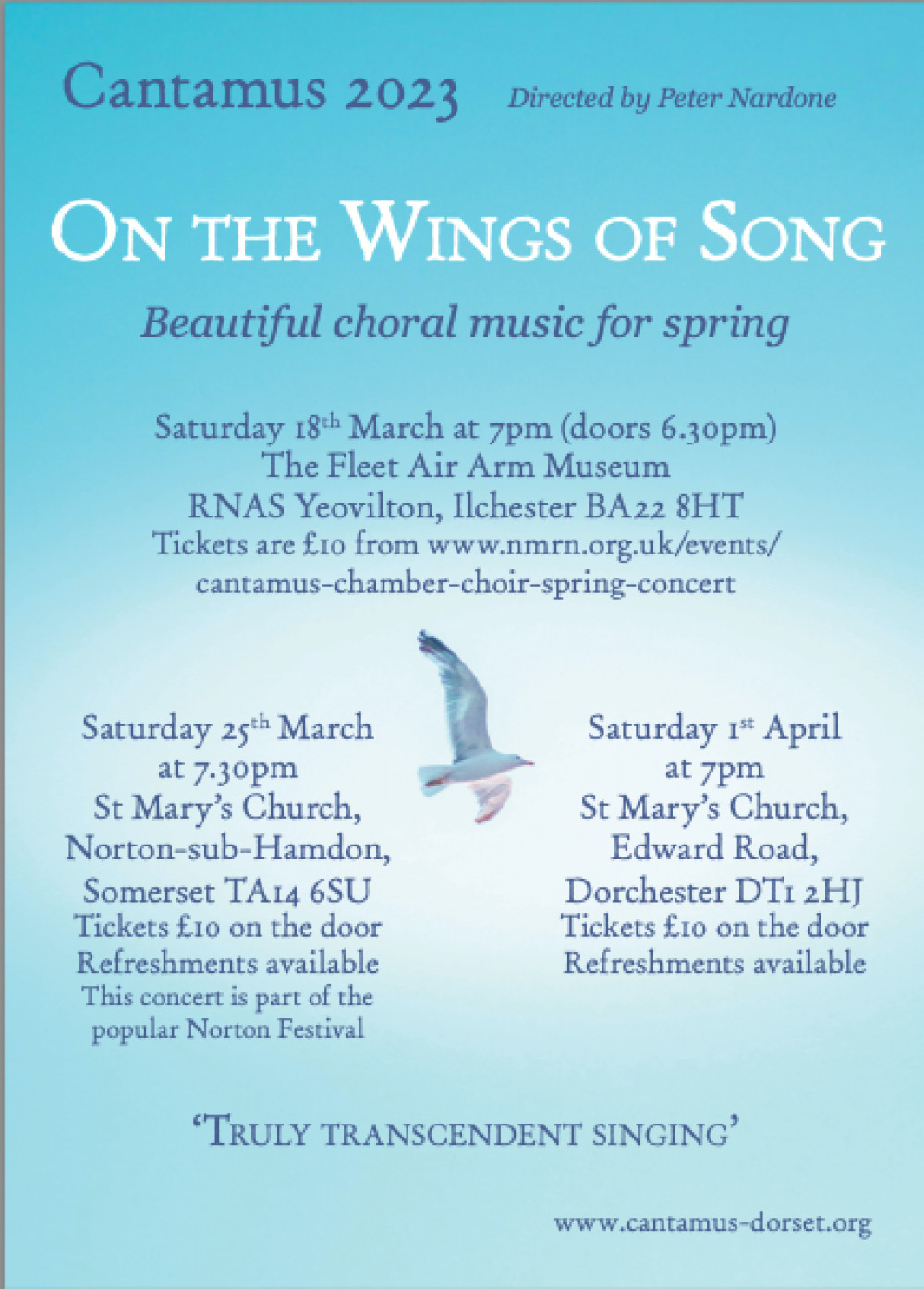 On The Wings Of Song: Beautiful Choral Music For Spring