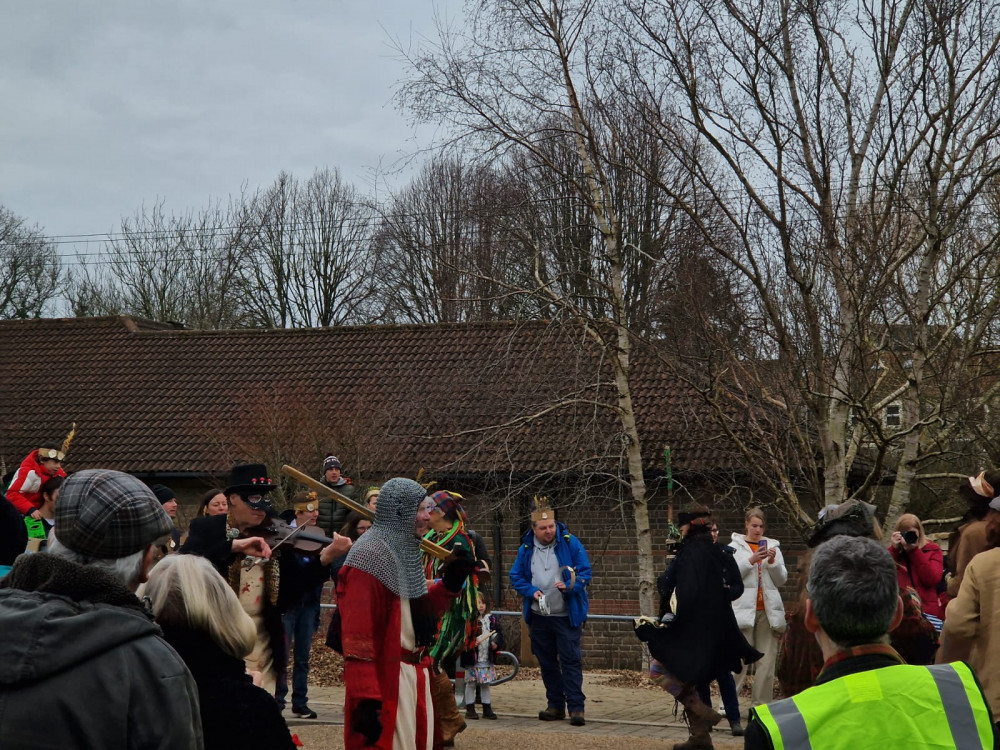 A bold knight in Midsomer Norton 