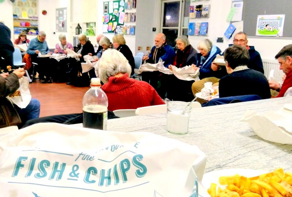 A fish and chip supper was enjoyed at the annual general meeting