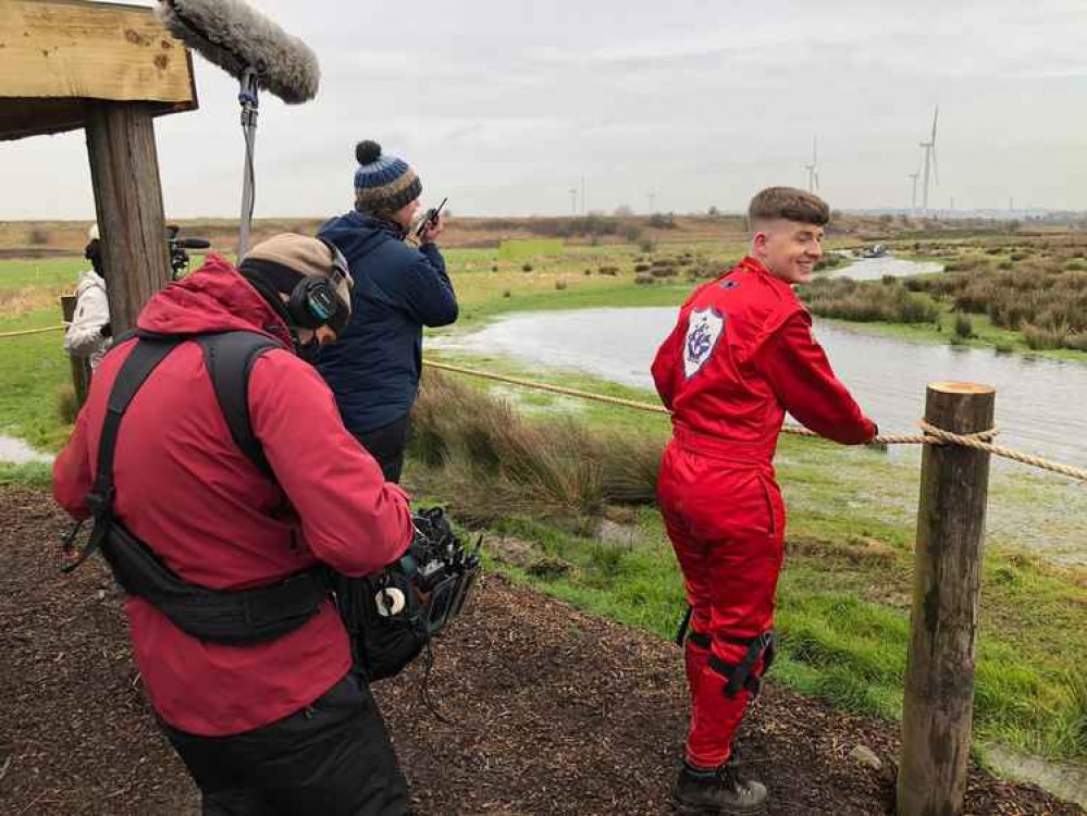 Blue Peter presenter Adam Beales. Image: Paul Hanks
