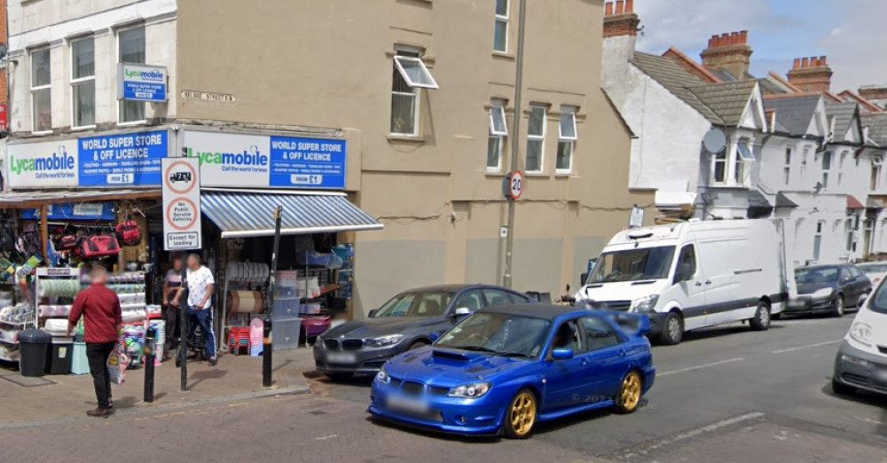 World Super Store & Off Licence, Mitcham Road, Tooting. Credit: Google Earth